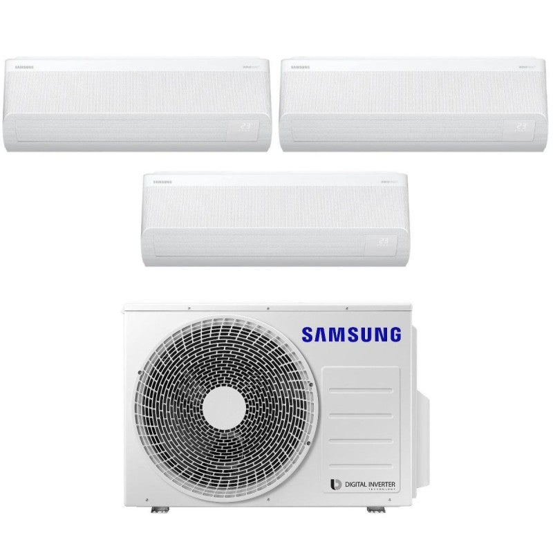 Climatizzatore Condizionatore SAMSUNG Trial Split Inverter serie WINDFREE ELITE S2 7000+7000+12000 con AJ052TXJ3KG R-32 WI-FI INTEGRATO 7+7+12 A+++/A++