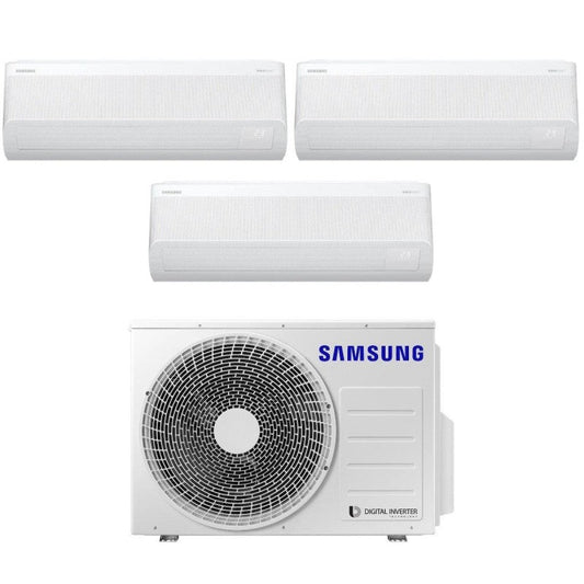 Climatizzatore Condizionatore SAMSUNG Trial Split Inverter serie WINDFREE ELITE S2 7000+7000+12000 con AJ052TXJ3KG R-32 WI-FI INTEGRATO 7+7+12 A+++/A++